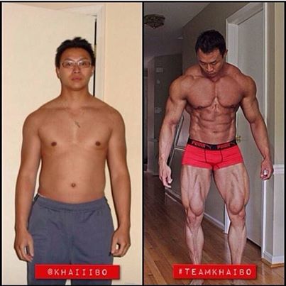 1 year steroid transformations