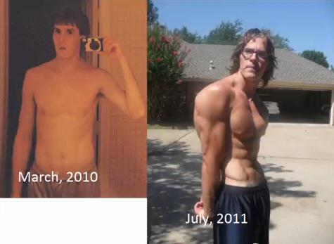 Amazing 1 year steroid transformation