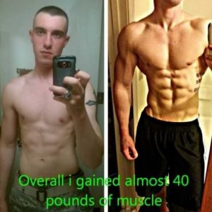 Creatine transformation Before and After pics (1)