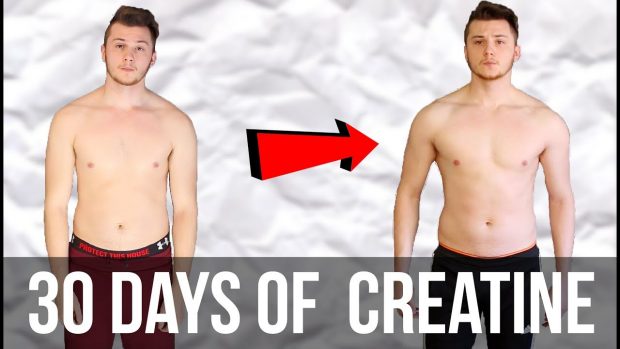 Men's Body Transformation Results Before After Taking Creatine