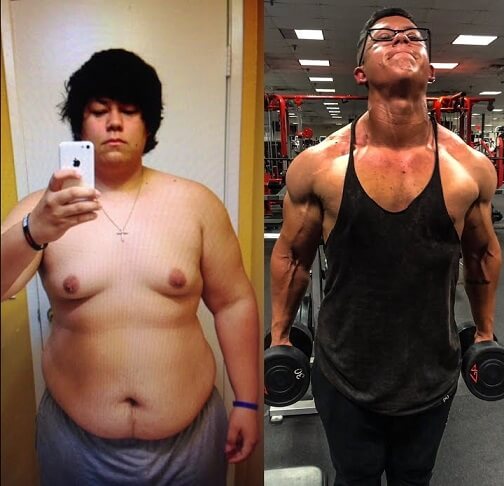 teen transformation fat skinny