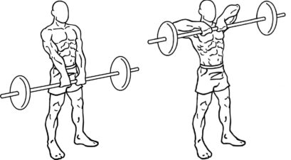 upright row barbell