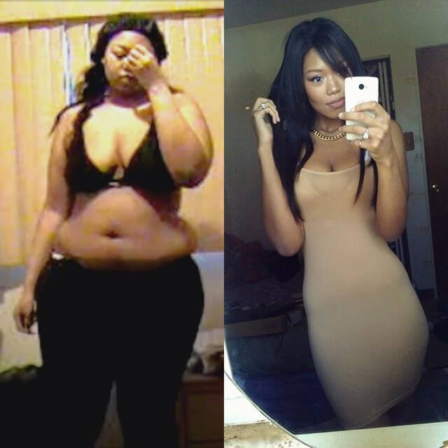girl fat loss transformation
