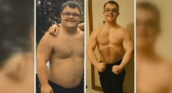 Man with Down Syndrome Ready for Bodybuilding Competition