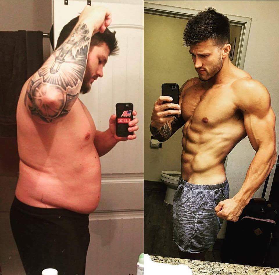 men-transformation- Lose Fat Without Muscle Loss
