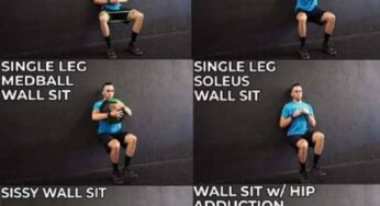 Top Wall Sit Variation for Killer Quads and Lower Body