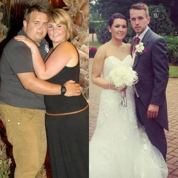 couple fat loss transformation